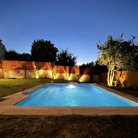 O Lar De Laura Casa Familiar Escapada Tranquila Con Piscina Y Sala De Juegos Cerca De 펜션 *